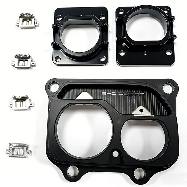 整车高压线束固定压铸件 高精密铝合金安装底座 源头工厂